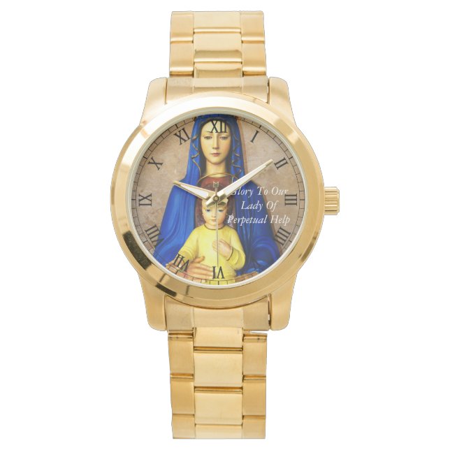 Onze Dame van Perpetual Help Horloge (Voorkant)