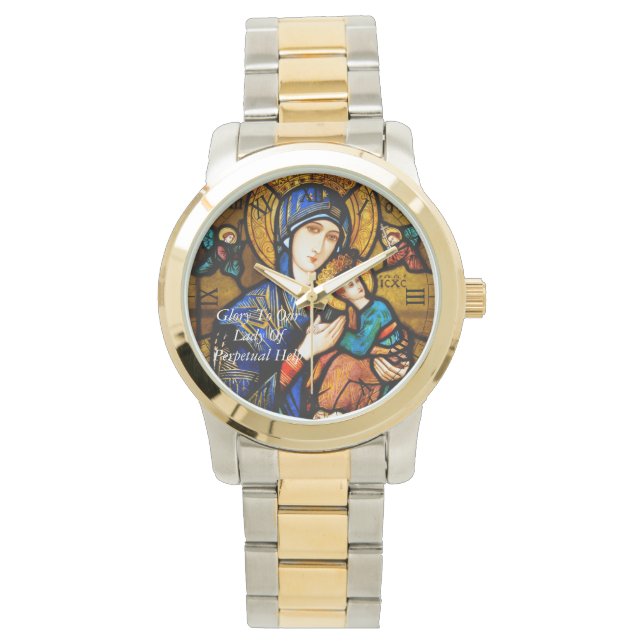 Onze Dame van Perpetual Help Horloge (Voorkant)