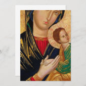 Onze Dame van Perpetual Help Kaart (Voorkant / Achterkant)