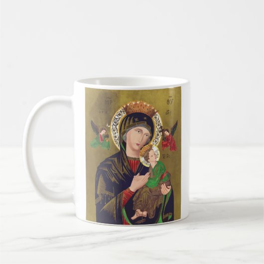 Onze Dame van Perpetual Help Koffiemok (Links)
