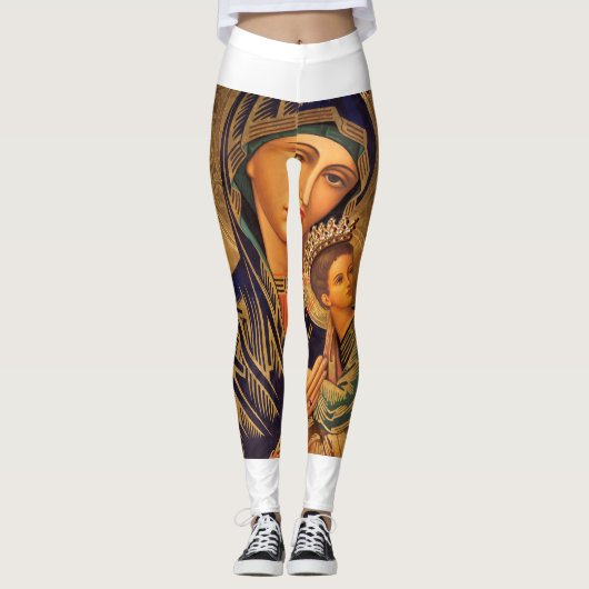 Onze Dame van Perpetual Help Leggings (Voorkant)