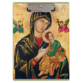 Onze Dame van Perpetual help Maagd Mary Icon Rusla Klembord (Voorkant)