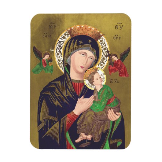 Onze Dame van Perpetual Help Magneet (Verticaal)