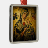 Onze Dame van Perpetual Help Metalen Ornament (Rechts)