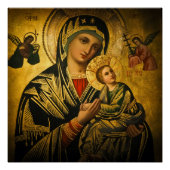 Onze Dame van Perpetual Help Perfect Poster (Voorkant)