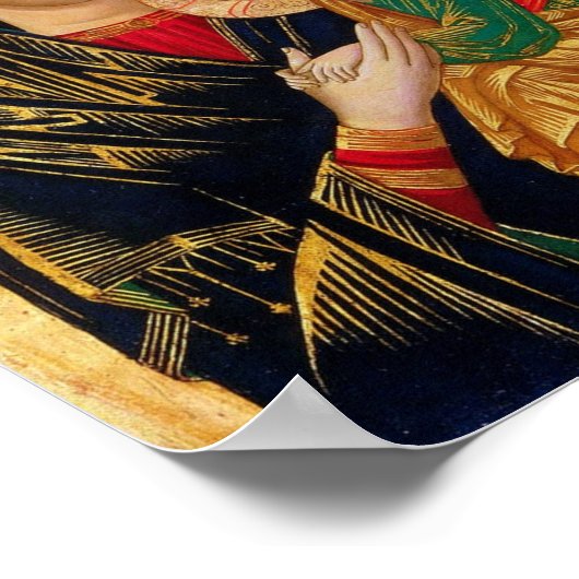 Onze Dame van Perpetual Help Poster (Hoek)