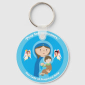 Onze Dame van Perpetual Help Sleutelhanger (Voorkant)
