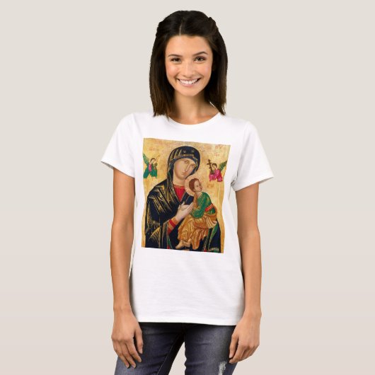 Onze Dame van Perpetual Help T-shirt (Voorkant volledig)