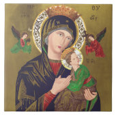 Onze Dame van Perpetual Help Tegeltje (Voorkant)