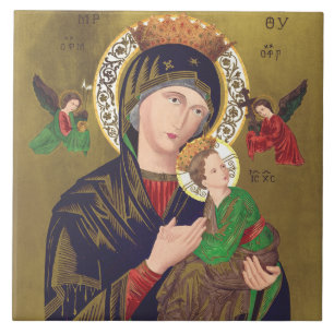 Onze Dame van Perpetual Help Tegeltje