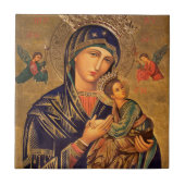 Onze Dame van Perpetual Help Tegeltje (Voorkant)