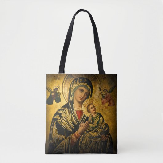 Onze Dame van Perpetual Help Tote Bag (Voorkant)