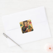 Onze Dame van Perpetual Help Vierkante Sticker (Envelop)