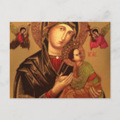 Onze Dame van Perpetual Hulp Originele Versie Briefkaart (Voorkant)