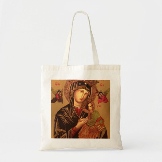 Onze Dame van Perpetual Hulp Originele Versie Tote Bag (Voorkant)