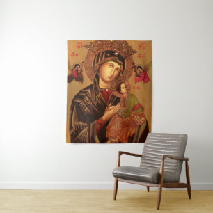 Onze Dame van Perpetual Hulp Originele Versie Wandkleed
