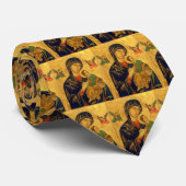 Onze Dame van Perptuatale Hulp.. bidden voor ons! Stropdas (Opgerold)