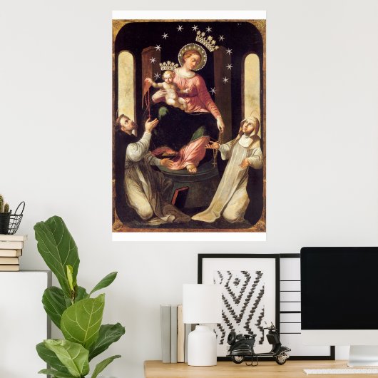 Onze dame van Pompeii Poster (Thuiskantoor)