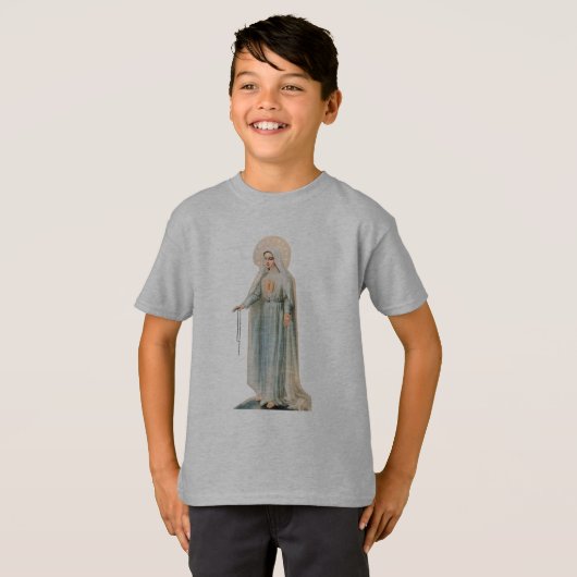 Onze dame van Rosary T-Shirt (Voorkant volledig)