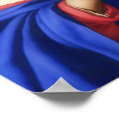 Onze dame van Sasoferrato Maagd Mary in Prayer Poster (Hoek)