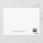 Onze dame van Sorrows Briefkaart (Achterkant)