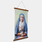 Onze dame van Sorrows Hangend Wandkleed (Gebogen)