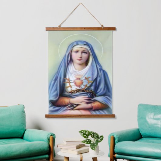 Onze dame van Sorrows Hangend Wandkleed (Woonkamer)