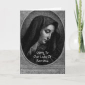 Onze dame van Sorrows Kaart (Voorkant)