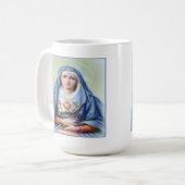 Onze dame van Sorrows Koffiemok (Voorkant links)