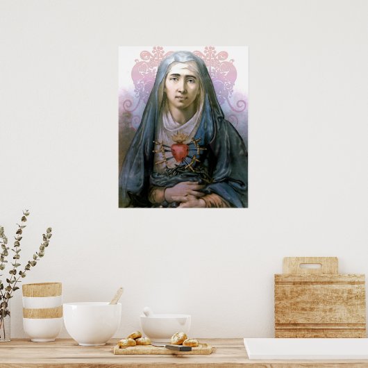 Onze dame van Sorrows Poster (Keuken)