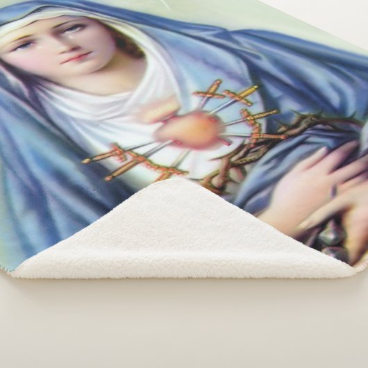 Onze dame van Sorrows Sherpa Deken (3/4)