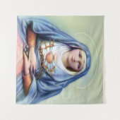 Onze dame van Sorrows Wandkleed (Voorkant (horizontaal))