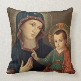Onze dame van troost Kind Jezus Kussen