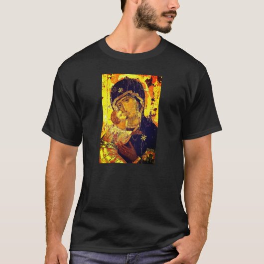Onze dame van Vladimir T-shirt (Voorkant)