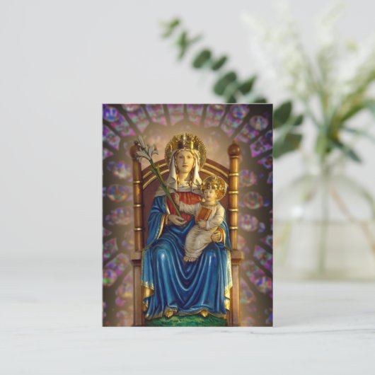 Onze dame van Walsingham Briefkaart (Staand voorkant)