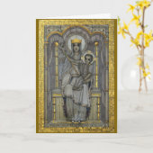 Onze dame van Walsingham Kaart (Gele Bloem)