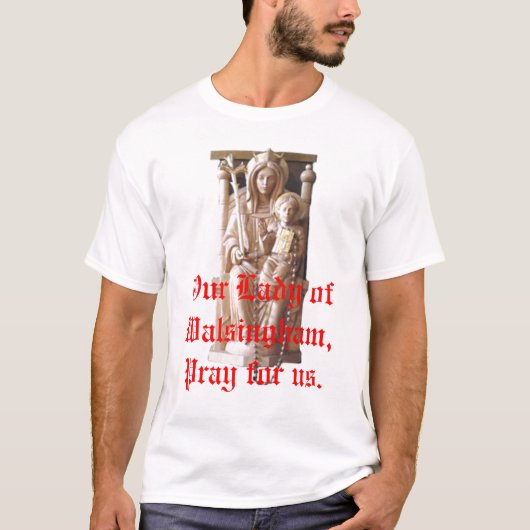 Onze dame van Walsingham T-shirt (Voorkant)