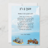 Onze dankbaarheid bedankkaart (Voorkant)