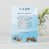 Onze dankbaarheid bedankkaart (Staand voorkant)