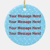 Onze derde kerst keramisch ornament (Achterkant)