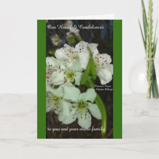 Onze Diepe Deelneming Kaart (Voorkant)