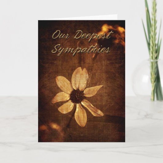 Onze diepste sympathie - Daisy Kaart (Voorkant)