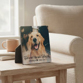 Onze dierbare herinnering Huisdier Herdenkingsfoto Fotoplaat