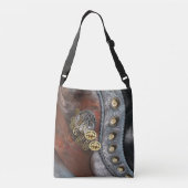 Onze dimensie van de tijd crossbody tas (Achterkant)