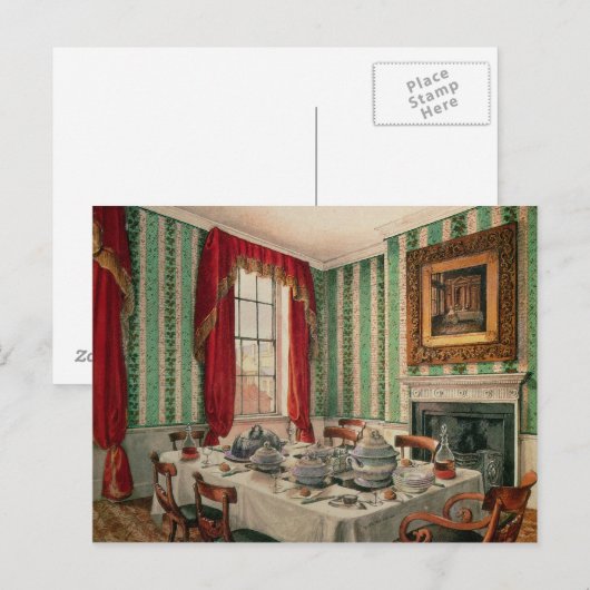 Onze Dining Room in York, 1838 Briefkaart (Voorkant / Achterkant)