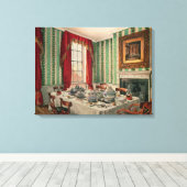 Onze Dining Room in York, 1838 Canvas Afdruk (Insitu (Houten vloer))