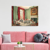 Onze Dining Room in York, 1838 Canvas Afdruk (Insitu (Woonkamer))