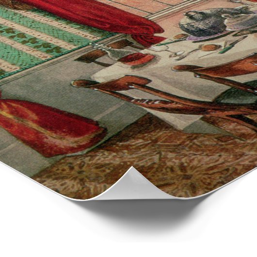 Onze Dining Room in York, 1838 Poster (Hoek)