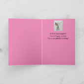 Onze dochter met liefde verjaardag kolibrie kaart (Binnen)