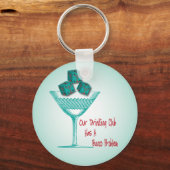 Onze Drink club heeft een Bunco probleem Sleutelhanger (Voorkant)